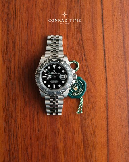New Rolex GMT-Master II 126710GRNR Bruce Wayne' Black Dial Jubilee 2026 40mm. Fullset  รูปที่ 5
