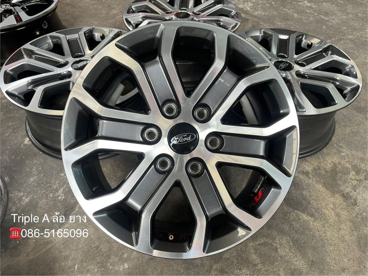 ✨ล้อแม็กป้ายแดง✨Ford Everest รุ่นใหม่ ขอบ 18 เทาหน้าเงา💖สวยกริ๊บ💖 รูปที่ 2