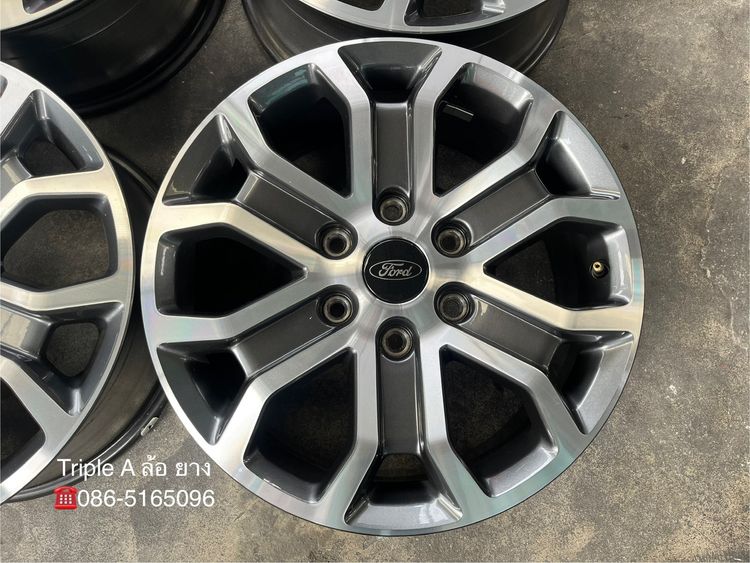 ✨ล้อแม็กป้ายแดง✨Ford Everest รุ่นใหม่ ขอบ 18 เทาหน้าเงา💖สวยกริ๊บ💖 รูปที่ 3