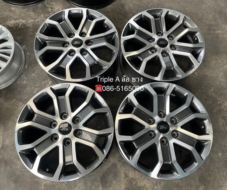 ✨ล้อแม็กป้ายแดง✨Ford Everest รุ่นใหม่ ขอบ 18 เทาหน้าเงา💖สวยกริ๊บ💖 รูปที่ 7