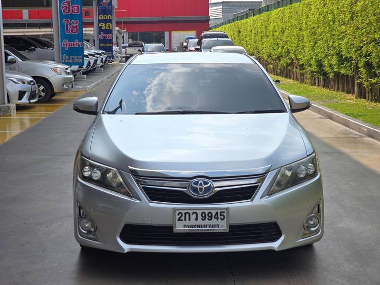 Toyota Camry 2013 2.5 HV Sedan ไฮบริด ไม่ติดแก๊ส เกียร์อัตโนมัติ เทา รูปที่ 2