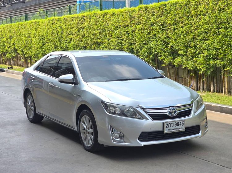 Toyota Camry 2013 2.5 HV Sedan ไฮบริด ไม่ติดแก๊ส เกียร์อัตโนมัติ เทา รูปที่ 3