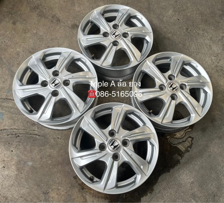 ✨ล้อแม็ก 4รู100✨Honda Brio ขอบ 14💖สภาพดี💖 รูปที่ 6
