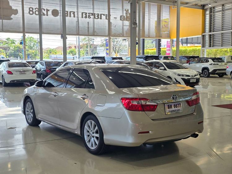 Toyota Camry 2013 2.5 Hybrid Sedan ไฮบริด ไม่ติดแก๊ส เกียร์อัตโนมัติ บรอนซ์ทอง รูปที่ 4