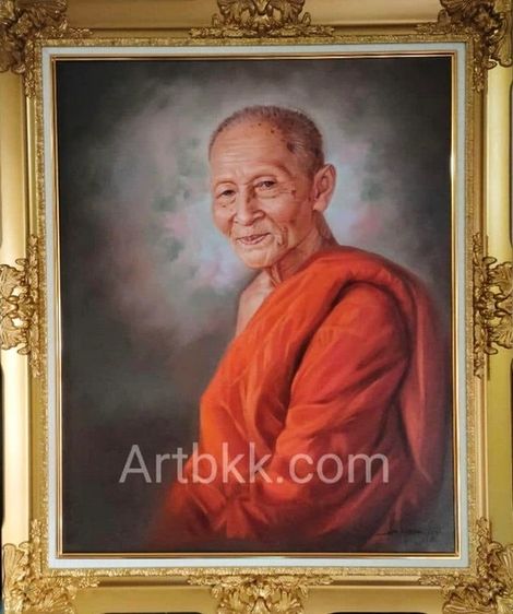 ภาพวาดสีน้ำมันพระเกจิหลวงพ่อ รูปที่ 3