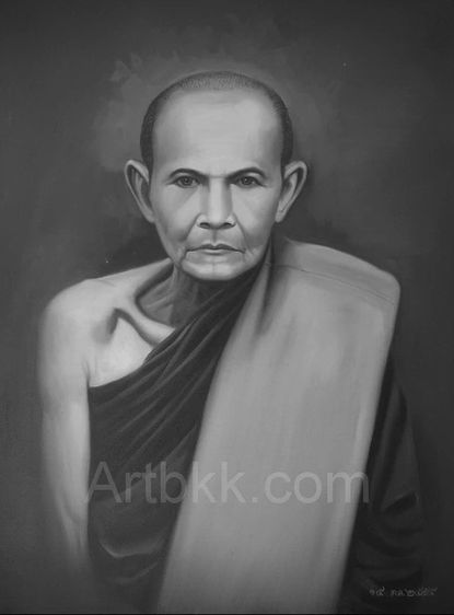 ภาพวาดสีน้ำมันพระเกจิหลวงพ่อ รูปที่ 6