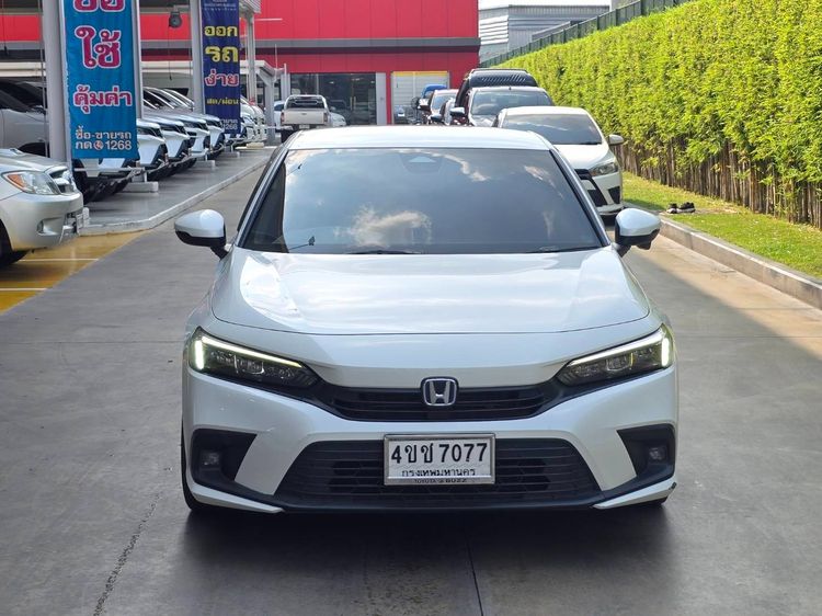 Honda Civic 2022 2.0 eHEV EL+ Sedan ไฮบริด ไม่ติดแก๊ส เกียร์อัตโนมัติ ขาว รูปที่ 2