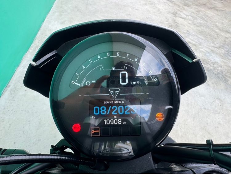 Triumph Trident 660 ปี21 สีดำวิ่ง10,000 รถมือเดียว รูปที่ 12