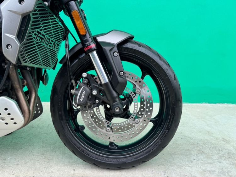 Triumph Trident 660 ปี21 สีดำวิ่ง10,000 รถมือเดียว รูปที่ 7