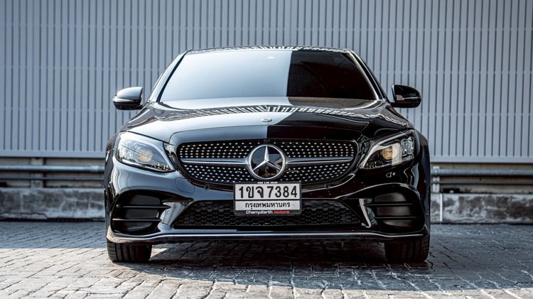 Mercedes-Benz C-Class 2019 C220 Sedan ดีเซล ไม่ติดแก๊ส เกียร์อัตโนมัติ ดำ รูปที่ 2