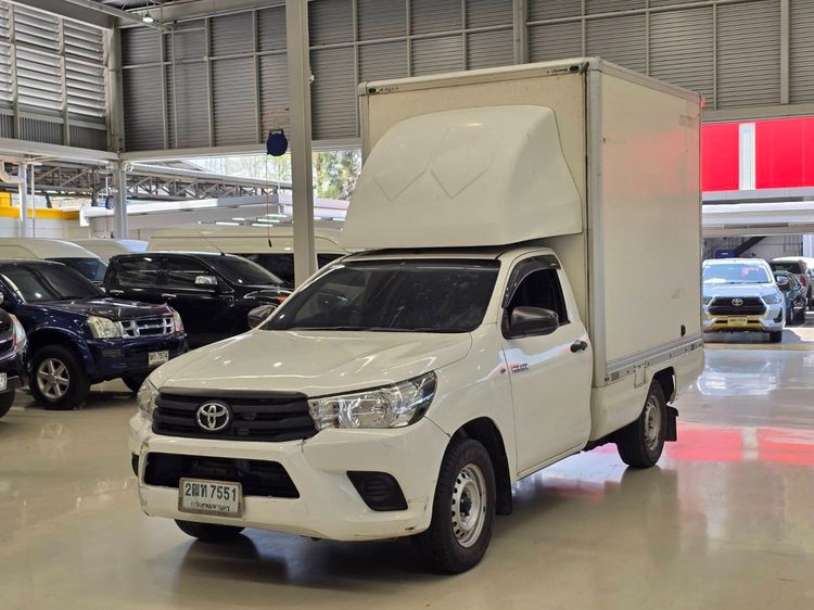 Toyota Hilux Revo 2018 2.4 J Pickup ดีเซล ไม่ติดแก๊ส เกียร์ธรรมดา ขาว รูปที่ 3
