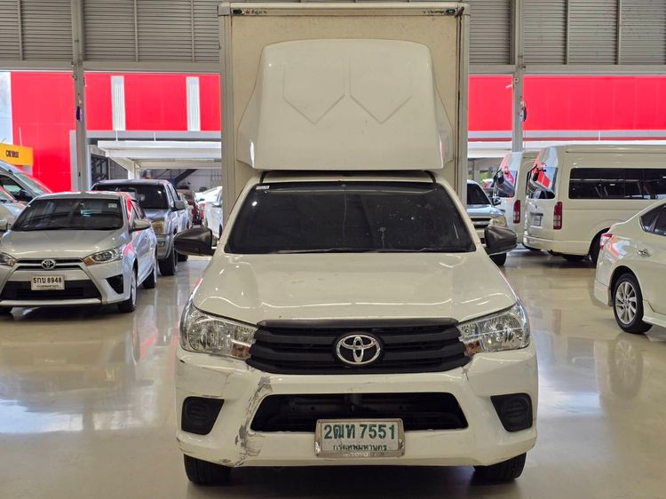 Toyota Hilux Revo 2018 2.4 J Pickup ดีเซล ไม่ติดแก๊ส เกียร์ธรรมดา ขาว รูปที่ 2