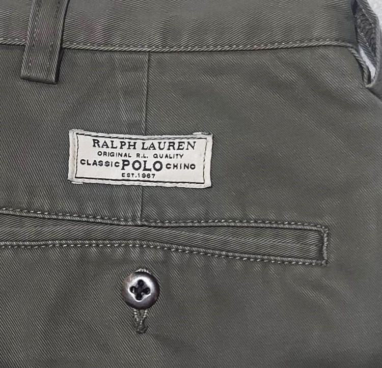 Ralph Lauren Classic Polo Chino Short Pants Men’s Classic Fit Double Pleated EST. 1967 รูปที่ 5