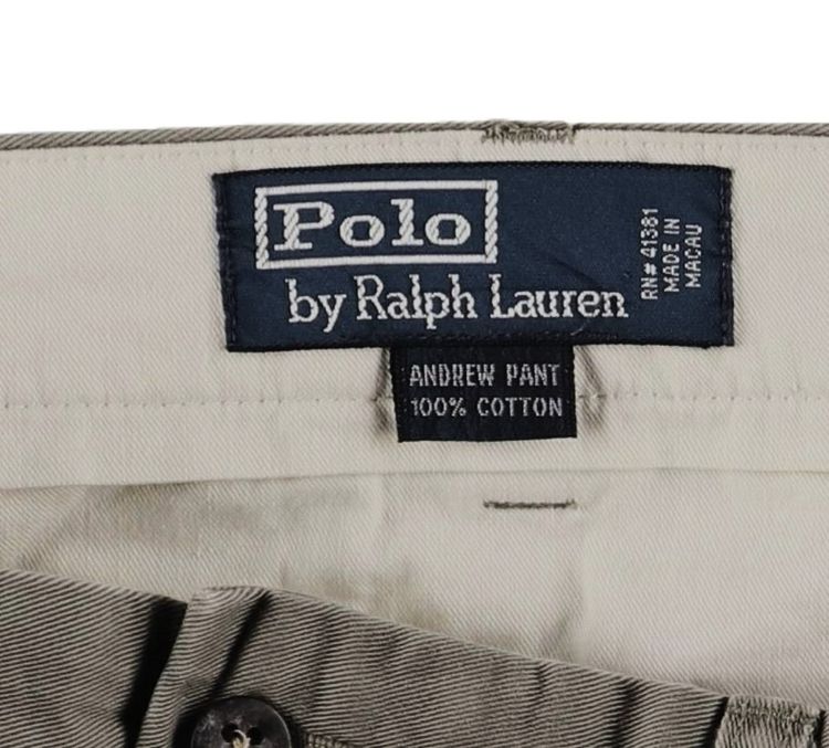 Ralph Lauren Classic Polo Chino Short Pants Men’s Classic Fit Double Pleated EST. 1967 รูปที่ 2