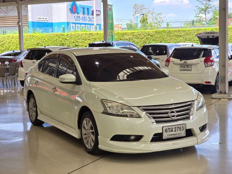 Nissan Sylphy 2014 1.6 V Sedan เบนซิน ไม่ติดแก๊ส เกียร์อัตโนมัติ ขาว รูปที่ 3