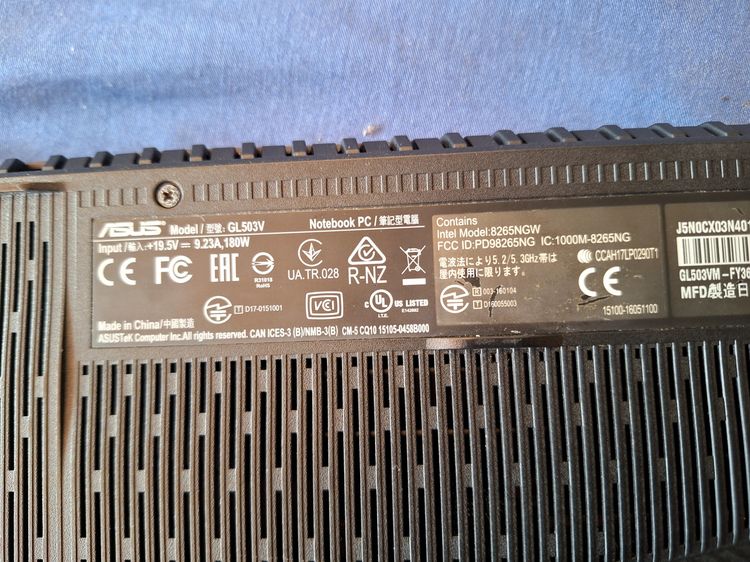Asus ROG Strix GL503VD ขายเป็นอะไหล่ รูปที่ 7