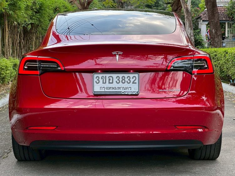Tesla Model-3 2023 Long Range 4WD Sedan ไฟฟ้า ไม่ติดแก๊ส เกียร์อัตโนมัติ แดง รูปที่ 4