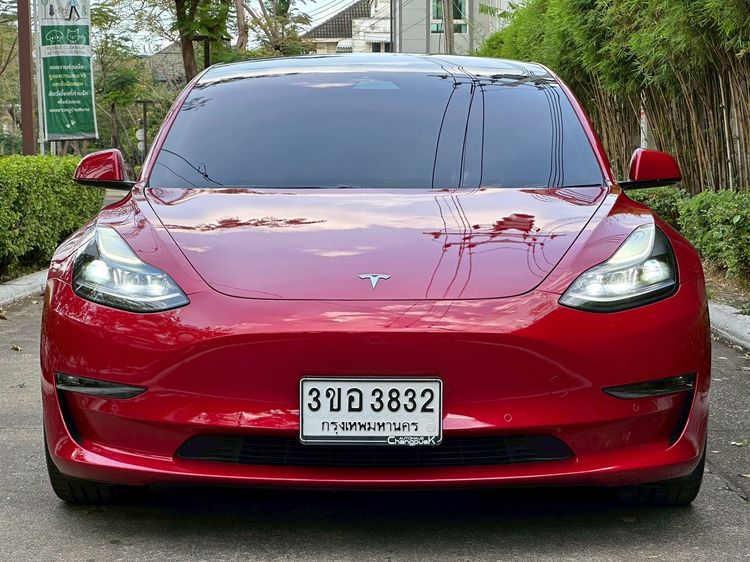 Tesla Model-3 2023 Long Range 4WD Sedan ไฟฟ้า ไม่ติดแก๊ส เกียร์อัตโนมัติ แดง รูปที่ 3
