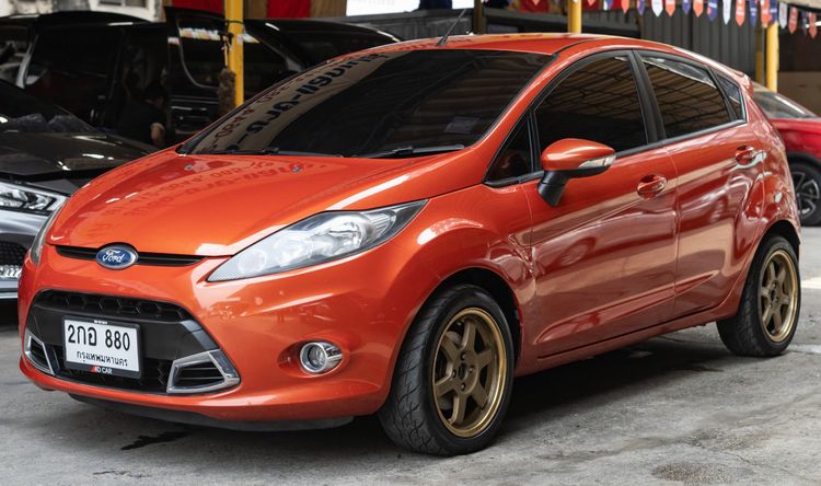 Ford Fiesta 2014 1.5 Sport Sedan เบนซิน ไม่ติดแก๊ส เกียร์อัตโนมัติ ส้ม รูปที่ 2