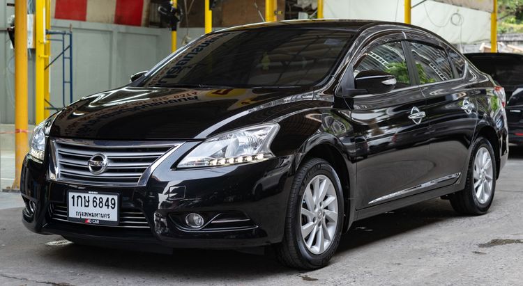 Nissan Sylphy 2013 1.6 V Sedan เบนซิน ไม่ติดแก๊ส เกียร์อัตโนมัติ ดำ รูปที่ 2