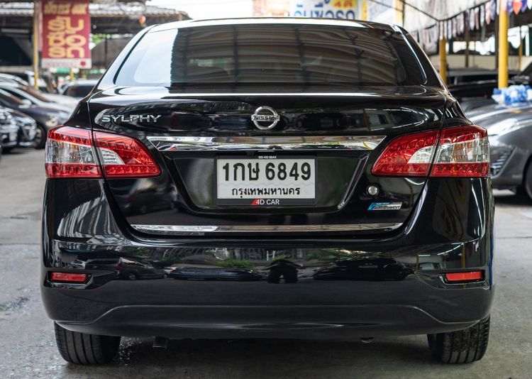 Nissan Sylphy 2013 1.6 V Sedan เบนซิน ไม่ติดแก๊ส เกียร์อัตโนมัติ ดำ รูปที่ 4