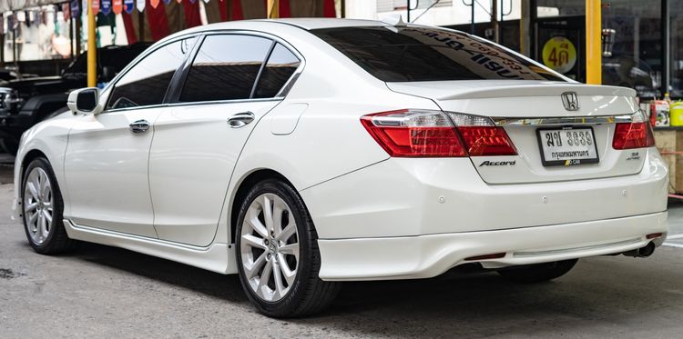Honda Accord 2014 2.4 Tech Sedan เบนซิน ไม่ติดแก๊ส เกียร์อัตโนมัติ ขาว รูปที่ 3