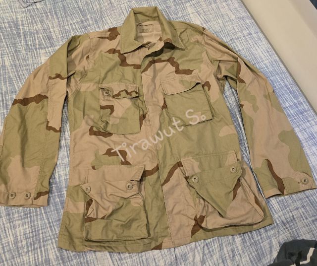 อื่นๆ อื่นๆ แขนยาว อื่นๆ อื่นๆ เสื้อ Jacket พราง3สี 1990 ผลิตกองทัพ USA