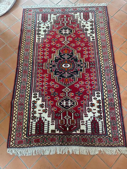 Authentic Handwoven Persian Rug – Red Tribal Design – Excellent Condition – Priced to Sell