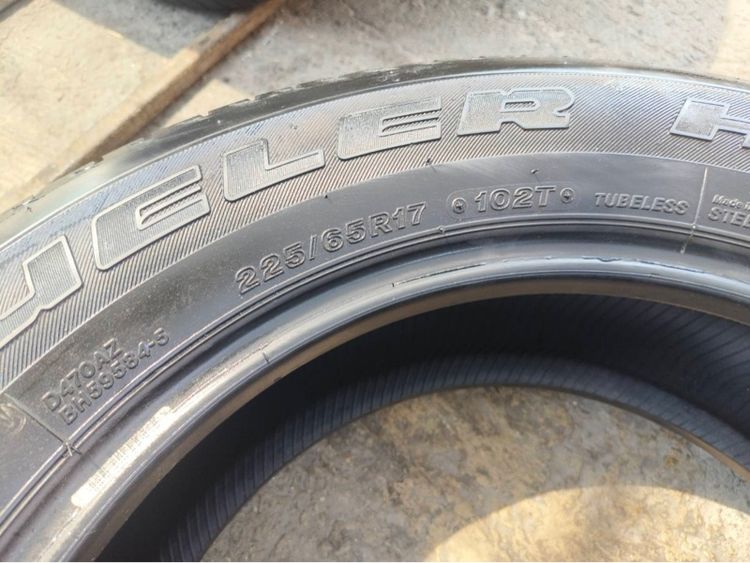 ยาง Bridgestone  HT 225 65 17 ปี 25 ชุดละ 6,000 บาทครับ รูปที่ 9