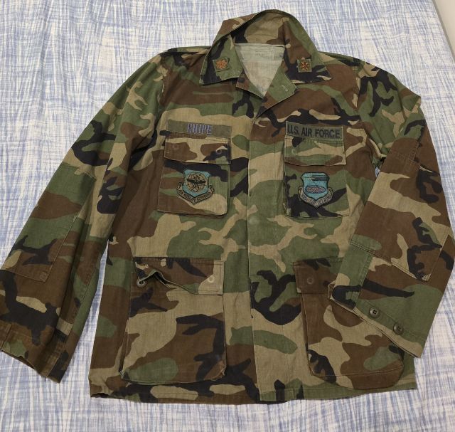 เสื้อ Jacket ลายพราง Woodland ปี 1983 ผลิตกองทัพ