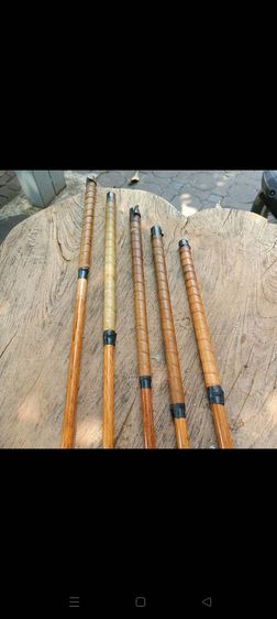 ชุดกอล์ฟ Antique หัวไม้ 2 อัน หัวเหล็ก 2 อัน และ Putter รวม 5 อันราวปี 1945 ก้านไม้สวยงาม ของอยู่เชียงใหม่ รูปที่ 5