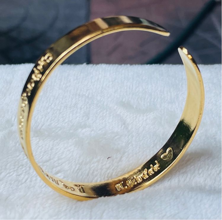 เก็บเก่า กำไลข้อมือหุ้มทอง(ไม่ลอกไม่ดำ)ที่ระลึกฉลองสิริราชสมบัติครบ 60 ปี ในหลวง รัชกาลที่ 9 ปี 2549 เรา💛พระเจ้าอยู่หัว รูปที่ 6