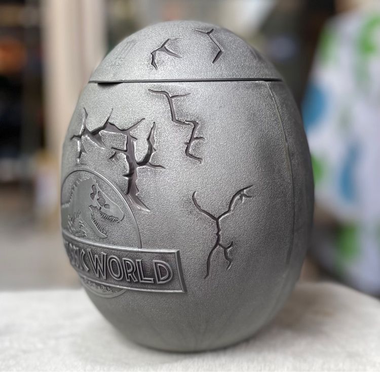 Rare Limited Edition ผลิตเพียง 5 พันชิ้น ถังป๊อปคอร์นไข่ไดโนเสาร์ จูราสสิค เวิล์ด Jurassic World 2015 Dinosaur Egg Movie Popcorn Bucket รูปที่ 3