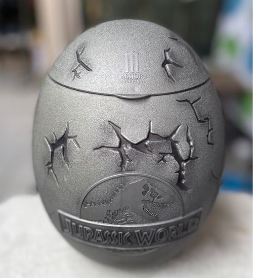 Rare Limited Edition ผลิตเพียง 5 พันชิ้น ถังป๊อปคอร์นไข่ไดโนเสาร์ จูราสสิค เวิล์ด Jurassic World 2015 Dinosaur Egg Movie Popcorn Bucket รูปที่ 6