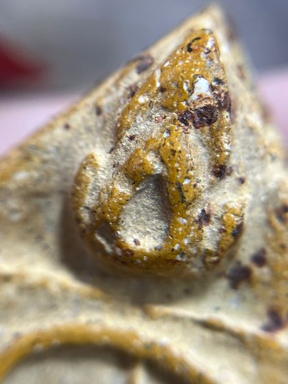 พระสมเด็จวัดระฆังพิมพ์ใหญ่ห้าเหลี่ยมเนื้อสีเหลืองฟักทองหลังเขียนช่างหลวงมีน้อยหายากมีแค่องค์เดียวสะสม รูปที่ 11