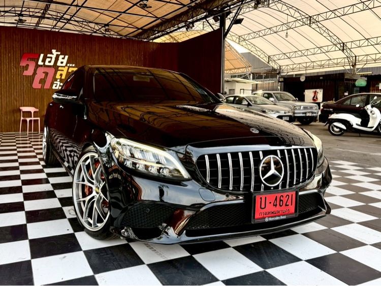 Mercedes-Benz C-Class 2022 C220 Sedan ดีเซล ไม่ติดแก๊ส เกียร์อัตโนมัติ ดำ รูปที่ 3