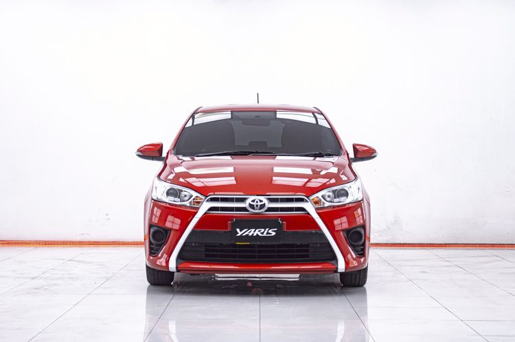 Toyota Yaris 2014 1.2 G Sedan เบนซิน ไม่ติดแก๊ส เกียร์อัตโนมัติ ส้ม รูปที่ 4