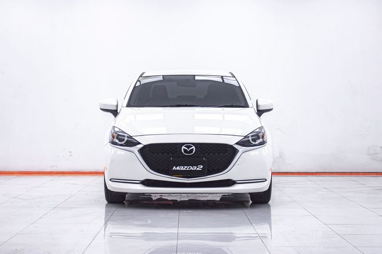 Mazda Mazda 2 2022 1.3 Skyactiv-G S Leather Sedan Sedan เบนซิน ไม่ติดแก๊ส เกียร์อัตโนมัติ ขาว รูปที่ 4