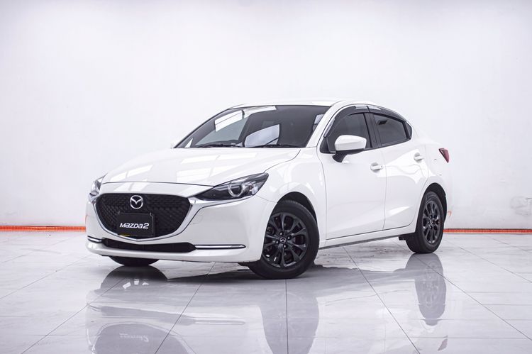Mazda Mazda 2 2022 1.3 Skyactiv-G S Leather Sedan Sedan เบนซิน ไม่ติดแก๊ส เกียร์อัตโนมัติ ขาว