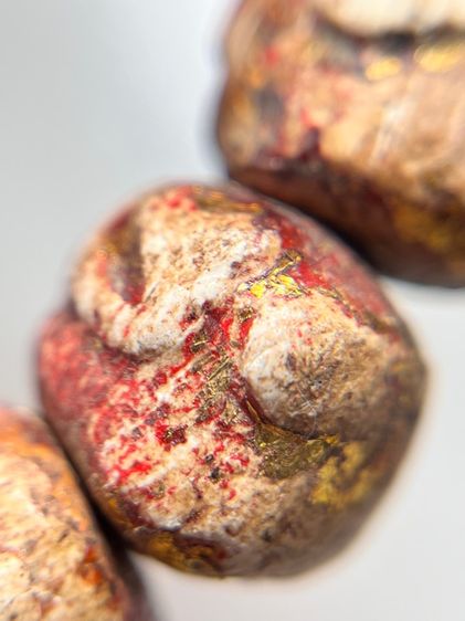 กำไรข้อมือพระสมเด็จม้วน ลงรักปิดทองสีน้ำเงินสายวัง รูปที่ 3