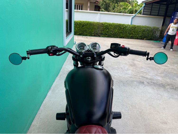 Triumph T100 black สีดำ ปี17จด18 วิ่ง3,000โล รถมือเดียว รูปที่ 12