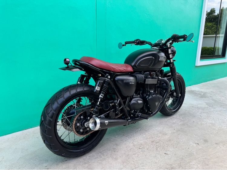 Triumph T100 black สีดำ ปี17จด18 วิ่ง3,000โล รถมือเดียว รูปที่ 3