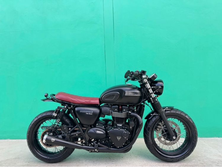 Triumph T100 black สีดำ ปี17จด18 วิ่ง3,000โล รถมือเดียว