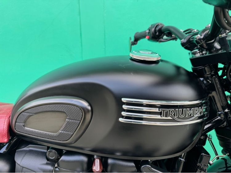 Triumph T100 black สีดำ ปี17จด18 วิ่ง3,000โล รถมือเดียว รูปที่ 4