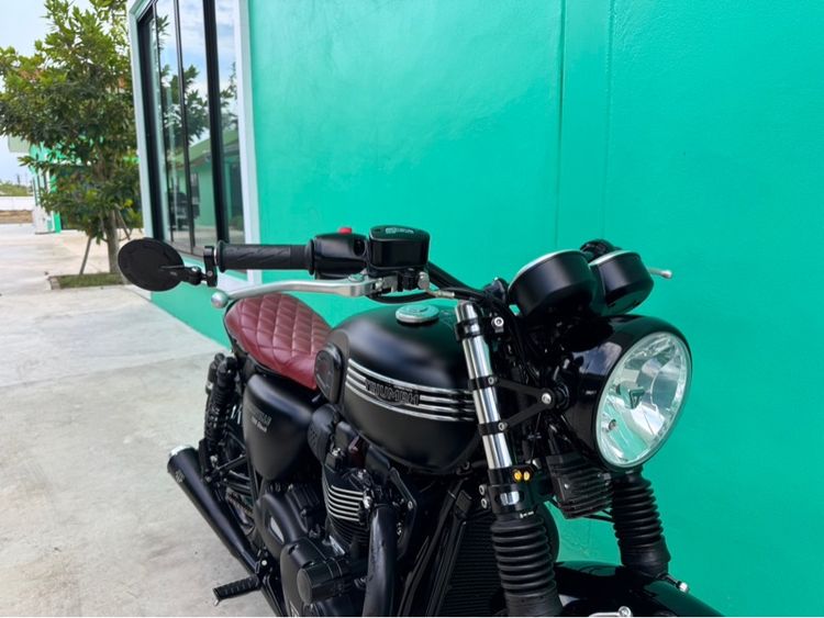 Triumph T100 black สีดำ ปี17จด18 วิ่ง3,000โล รถมือเดียว รูปที่ 15