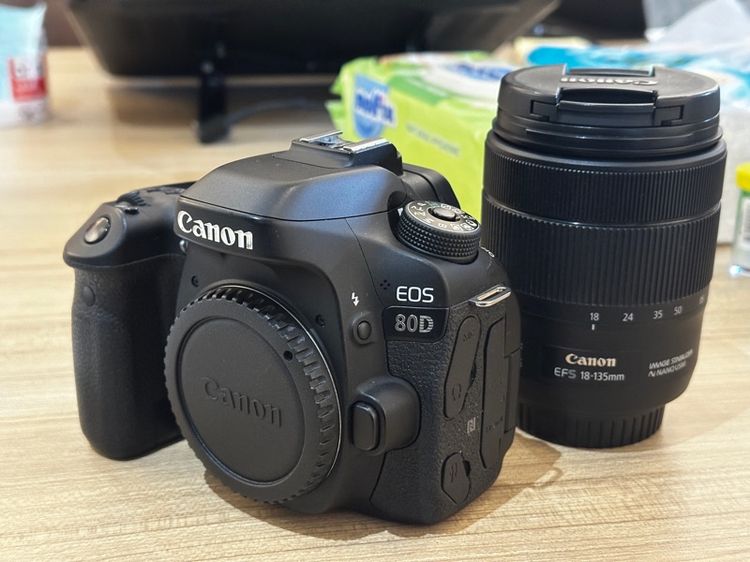 CANON 80D พร้อมเลนส์ 18-135 IS USM สภาพสวยใช้งานน้อย อดีตประกันศูนย์ รูปที่ 2