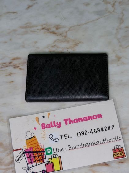 🤎Prada Saffiano leather key case🤎 รูปที่ 2