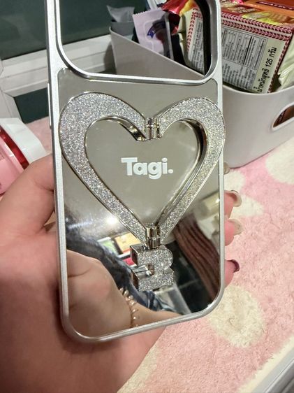 caseiphone17pro tagi ของแท้สีเงิน รูปที่ 4