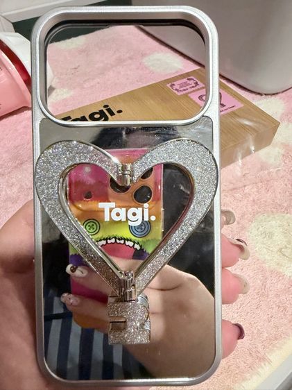caseiphone17pro tagi ของแท้สีเงิน รูปที่ 3