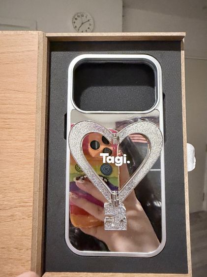 caseiphone17pro tagi ของแท้สีเงิน รูปที่ 12